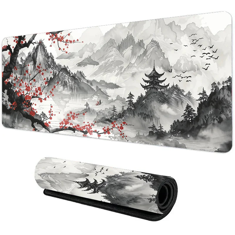 Anime Aesthetic Sky And Moon Mouse Pads / Non Slip